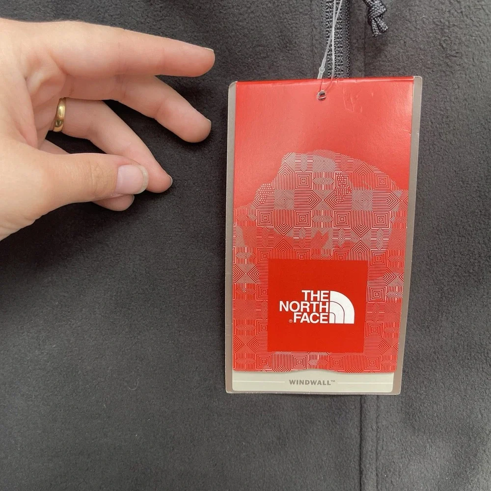 The North Face Apex Jacket Mens Medium Barrier Soft Shell Windwall Black Outdoor